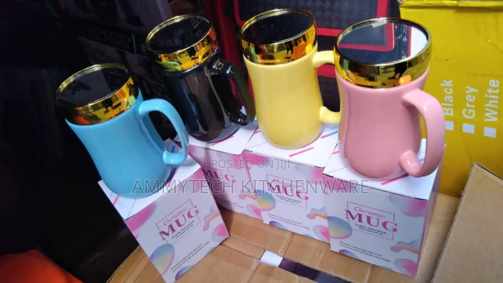 Colours Mirror Tea Mugs