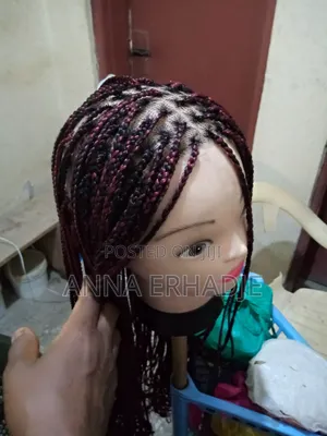 Knotless Braided Bob Marley Wig