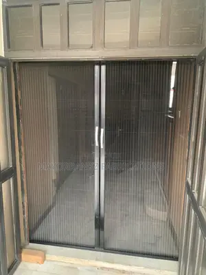 Black Colored Double Panel Sliding Net