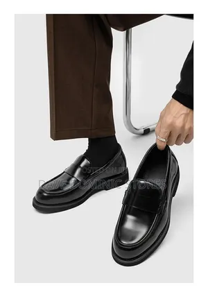 Cop the Nappa Leather Black Box Penny Loafers