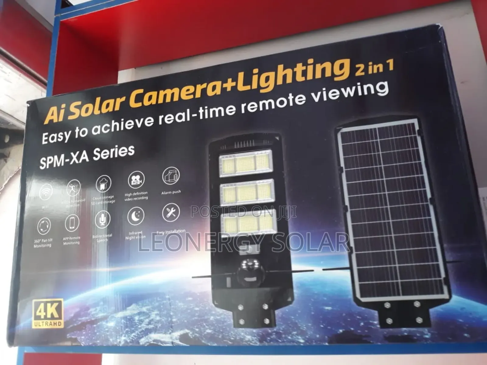 Smart Ai Solar Camera With Lightning Single Len (450w)
