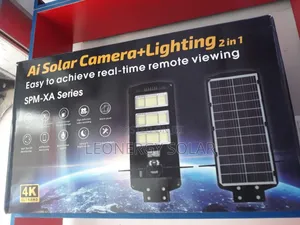 Smart Ai Solar Camera With Lightning Single Len (450w)