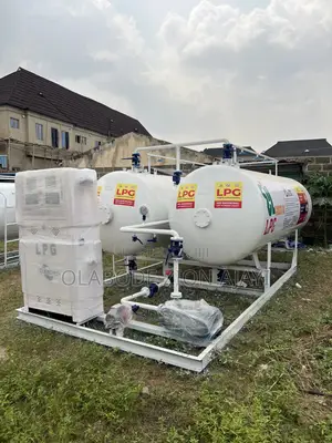 Complete Double 2.5tons (5tons ) LPG Tank With Foreign Auto Dispenser