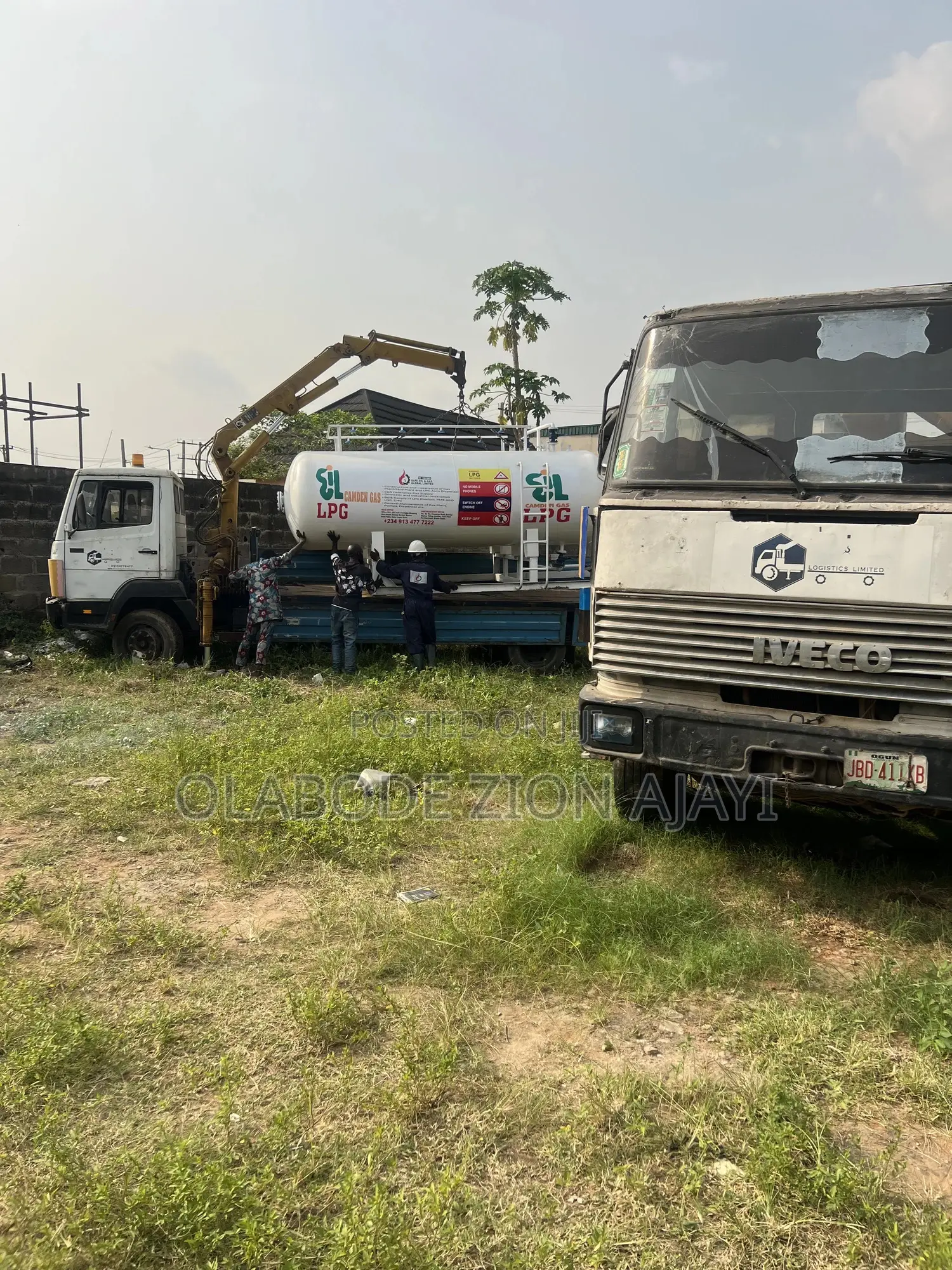 Complete Double 2.5tons (5tons ) LPG Tank With Foreign Auto Dispenser
