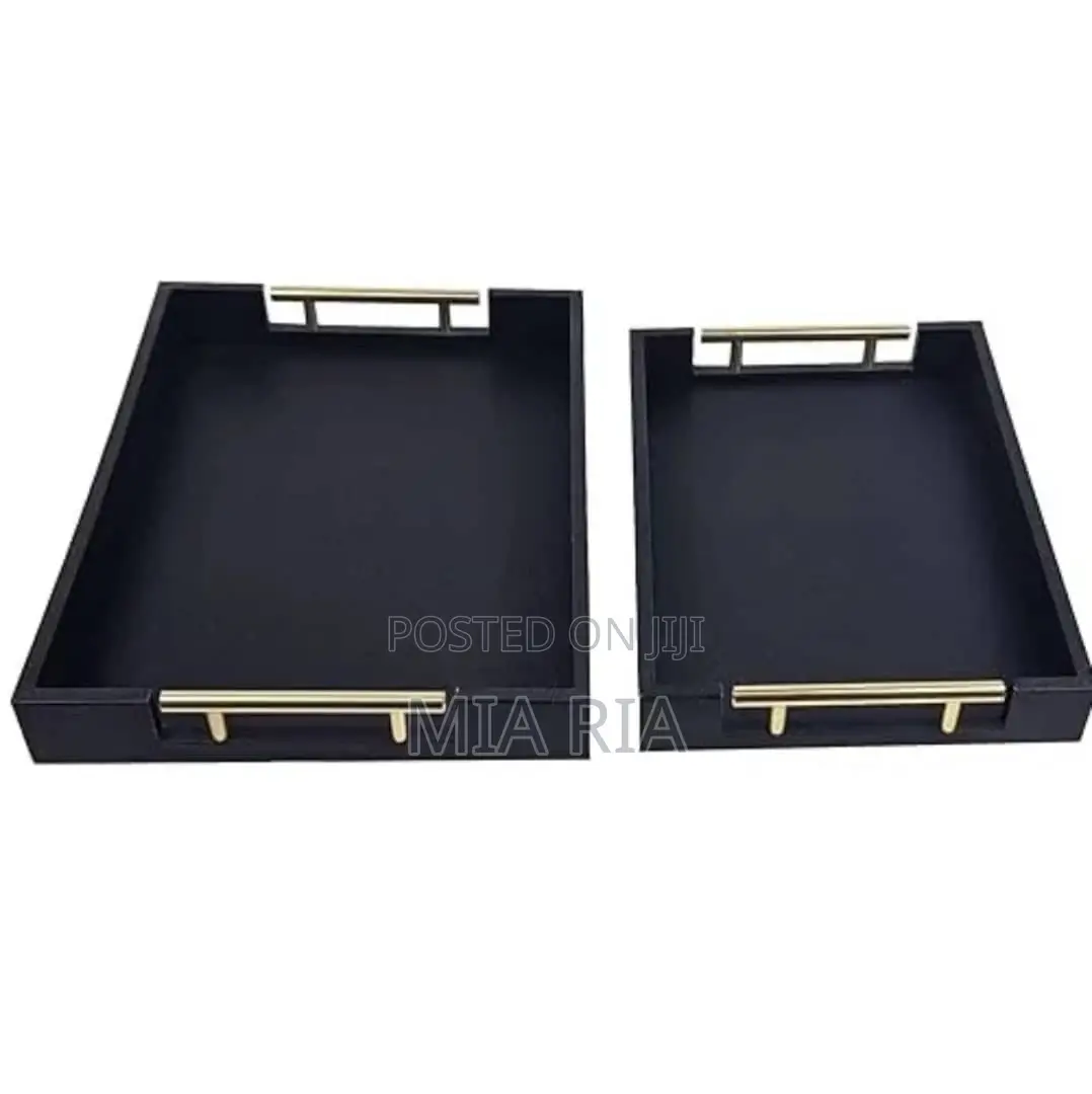 Quality 3in1 Bamboo Black Tray