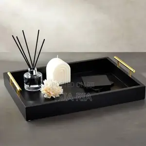 Quality 3in1 Bamboo Black Tray