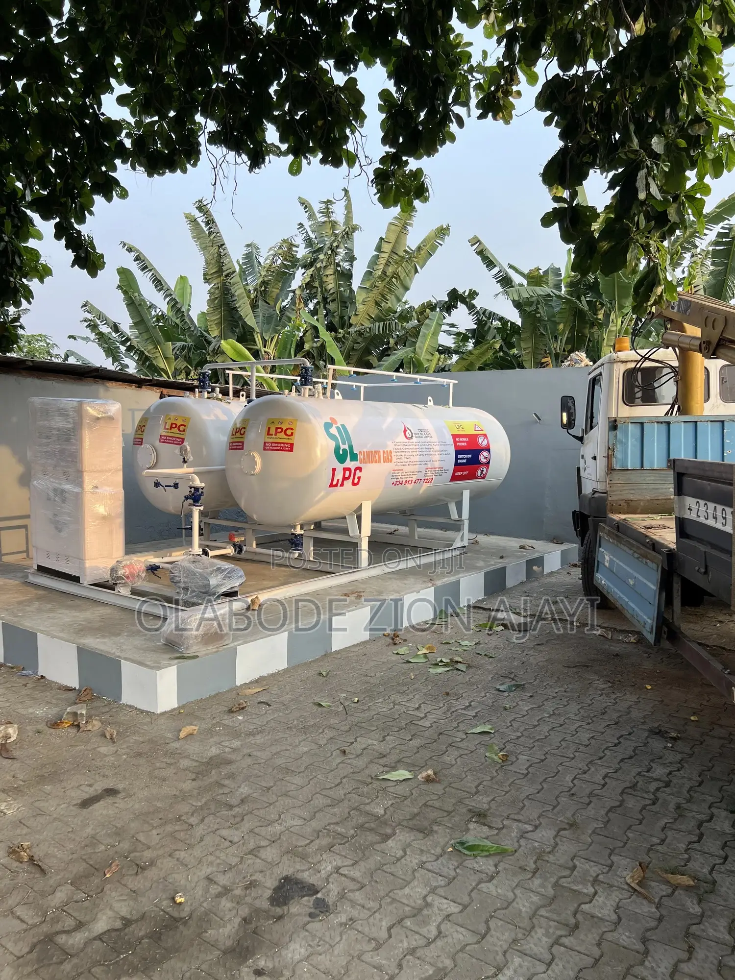 Complete Double 2.5tons (5tons ) LPG Tank With Foreign Auto Dispenser