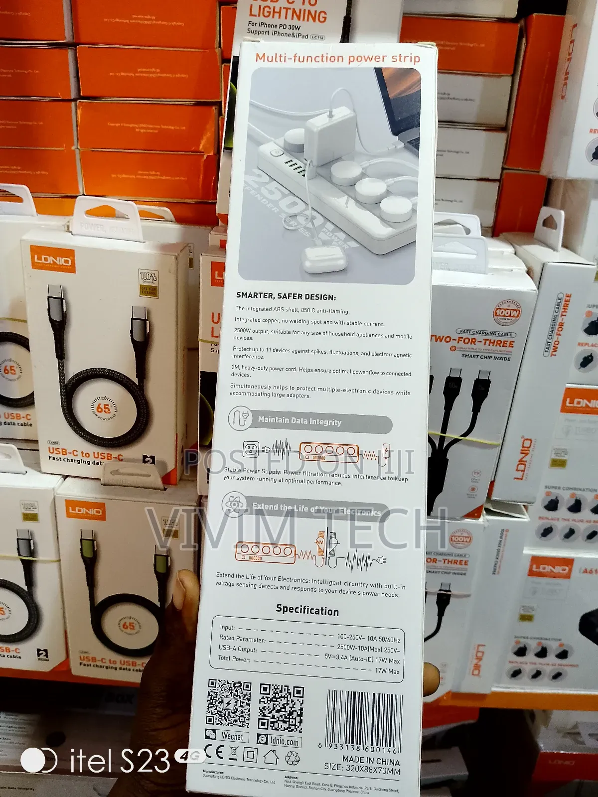 Ldnio Sc5614 5 Socket/6 Usb Surge