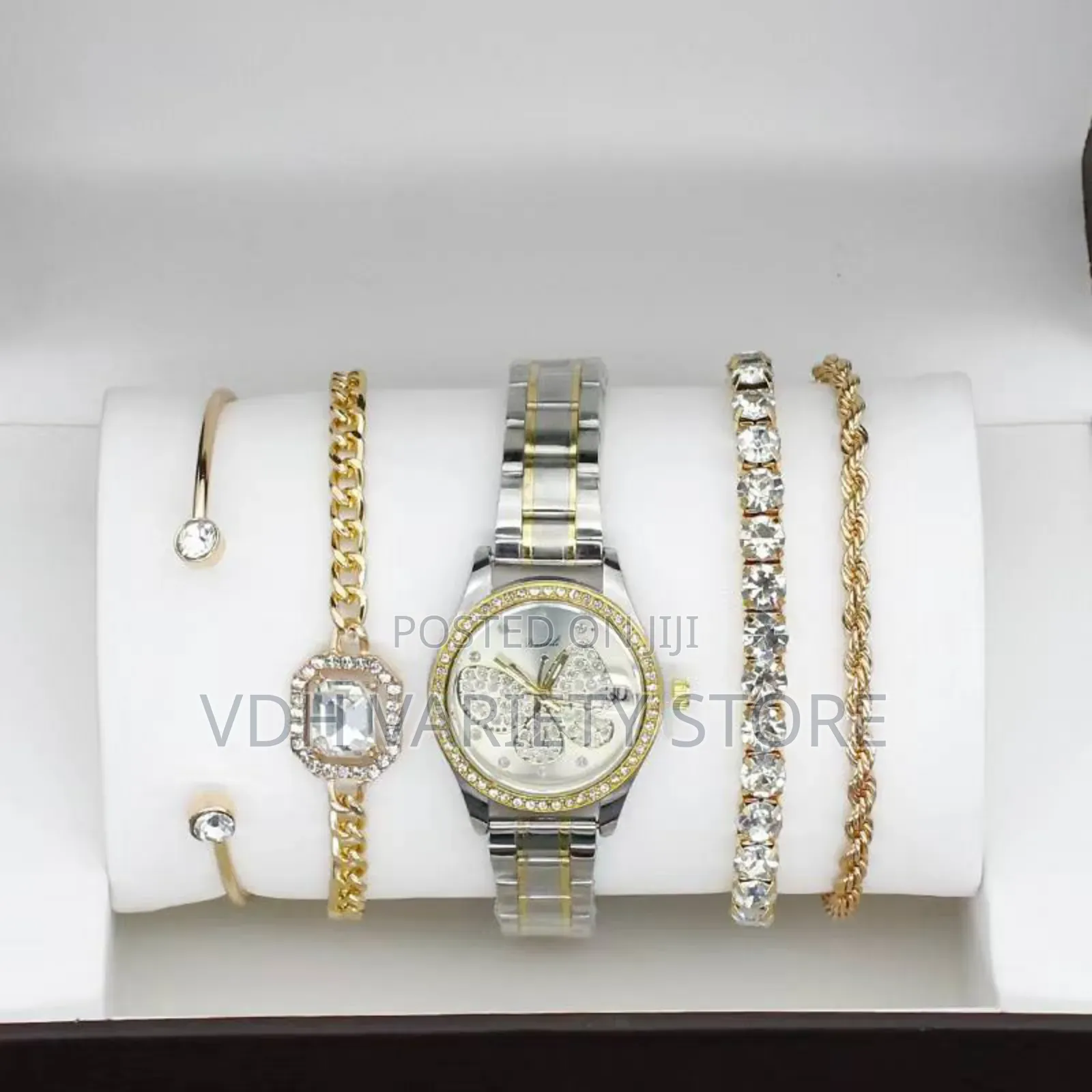 Female Watch With Extra Bracelets