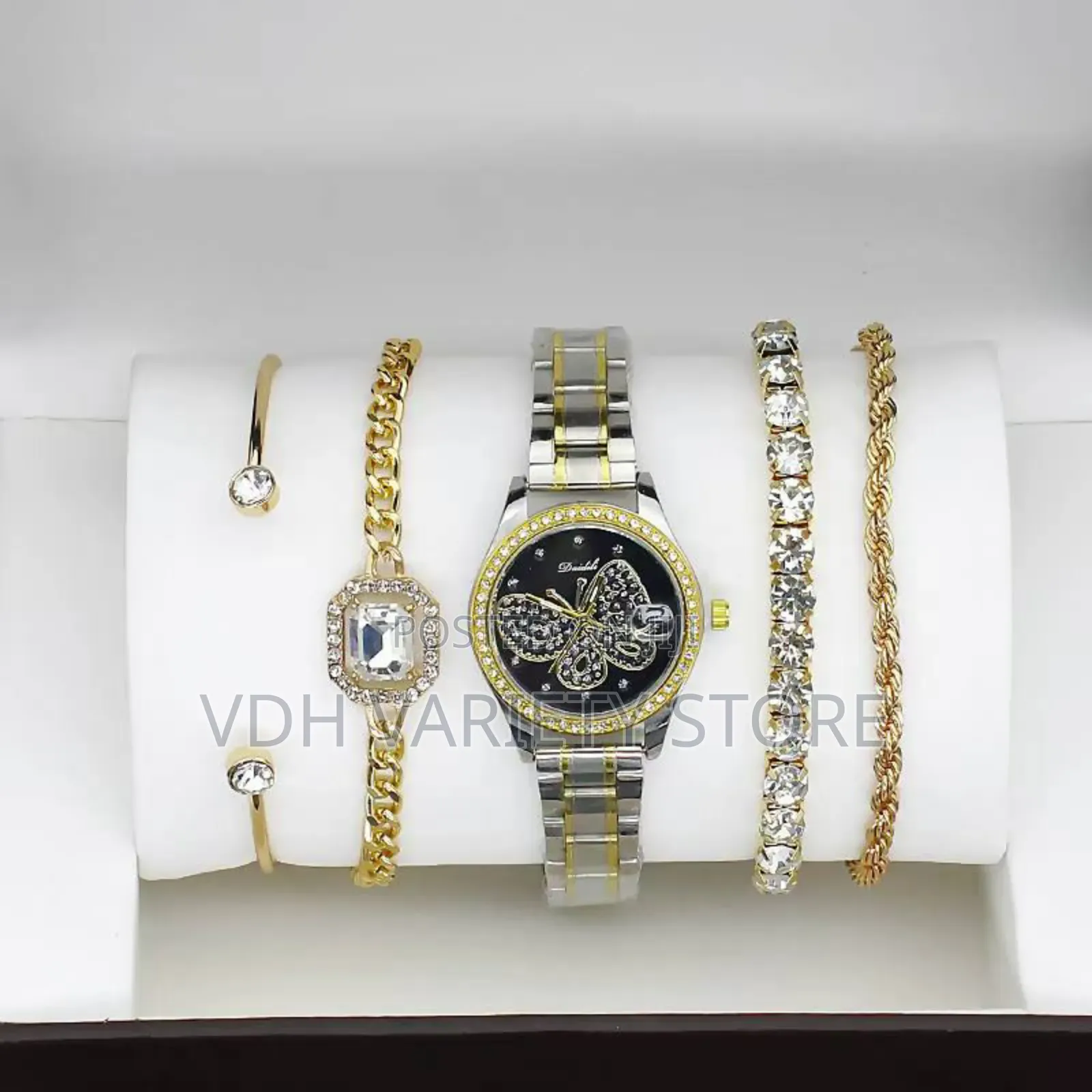 Female Watch With Extra Bracelets