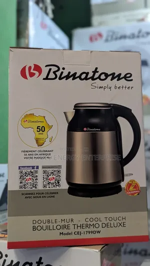 Binatone Cej-1799dw Thermo Deluxe Kettle