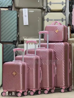 Set of 5 Plastic Quality Luggage Box
