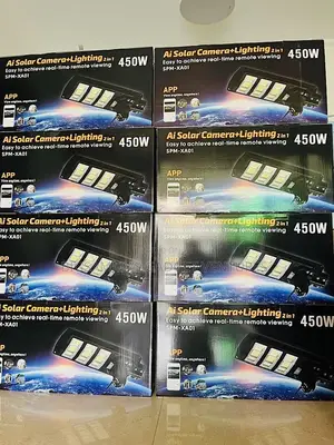 450watts Ai Solar Camera+ Street Light 2in 1