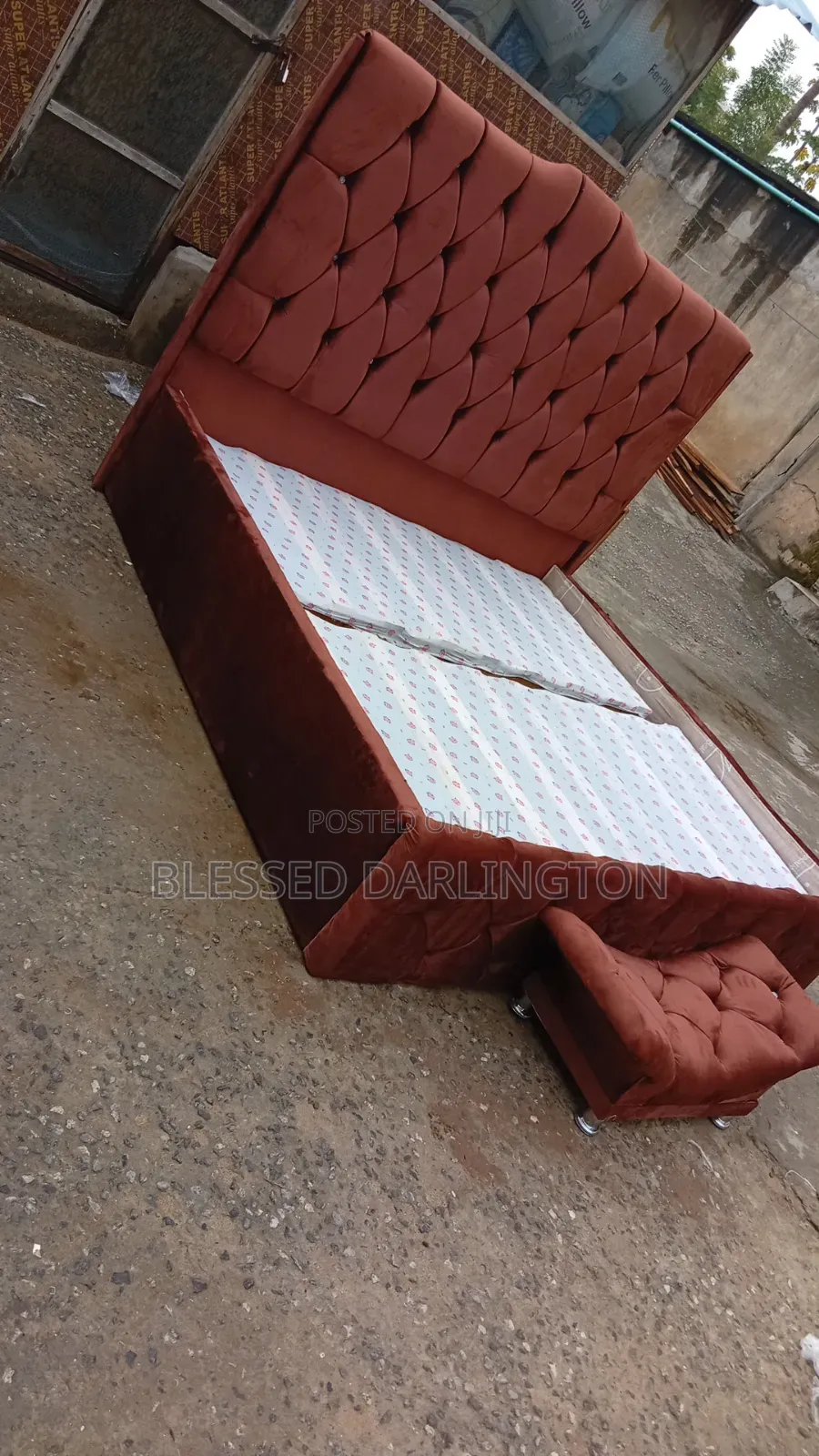 Pure Smooth Brow 6/6 Bed Frame With Footrest