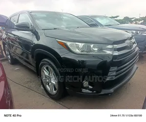 Toyota Highlander Limited Platinum 4x2 V6 (3.5L 6cyl 8A) 2018 Black