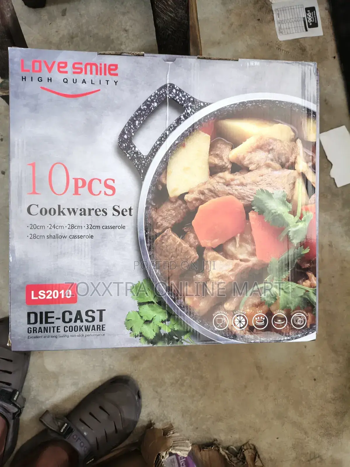 10pcs Die-Cast Granite Cookware Set