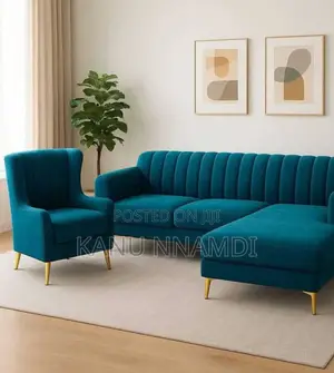 L Form Sofa  Chair With Table Available