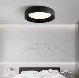 Modern Minimalist White Black Ceiling Light