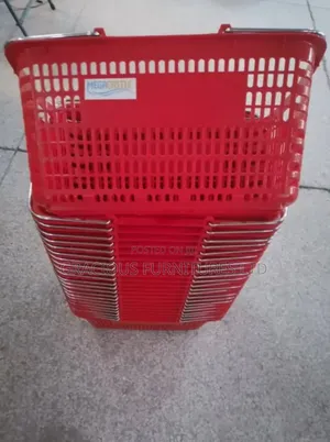 Supermarket Shopping Basket With Handle