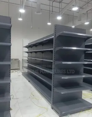 Black Supermarket Shelves