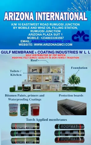 Arizona International | Roofing Felt | Primers and Ecoplup