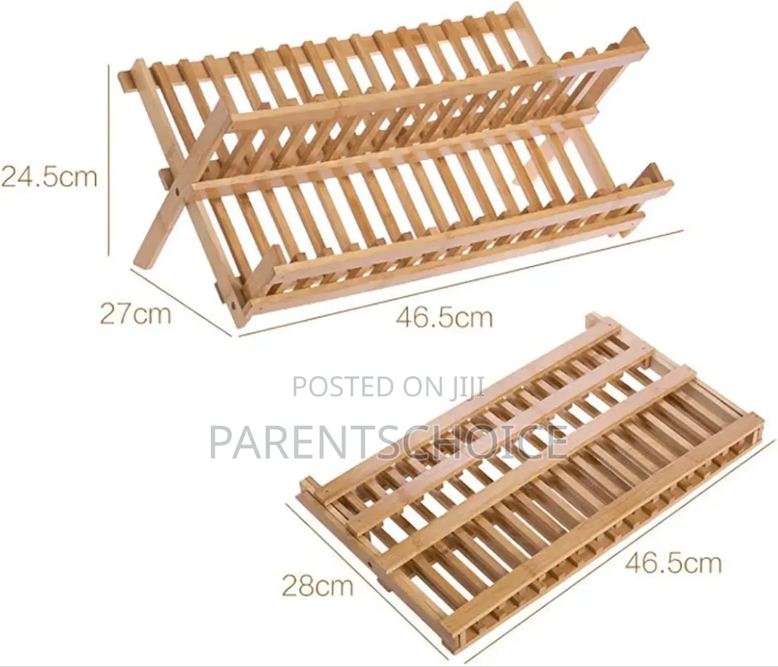 Solid Wood Drain Dish Rack Kitchen Storage Storage Rack