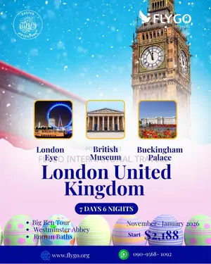 Easter 2026 Uk Tour London, Stonehenge, Buckingham ₦3.5m
