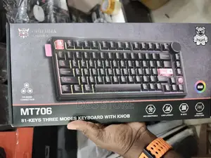 Onikuma Gaming Mt706 81 Keys Three Mode Keyboard With Knob