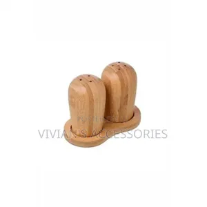 Bamboo Salt Pepper Shakers
