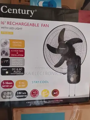 Wall Fan Is Available Rechargeable Wall Fan