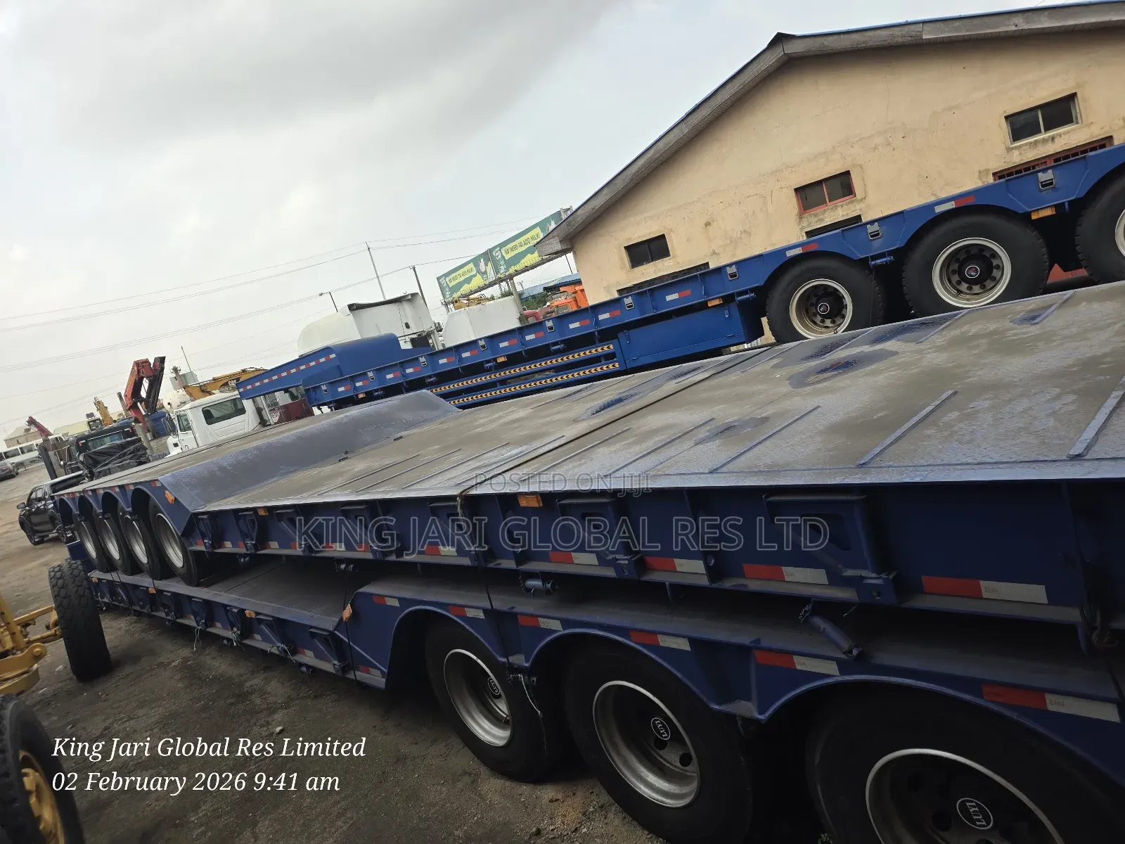 120tons Back Loading Lowbed