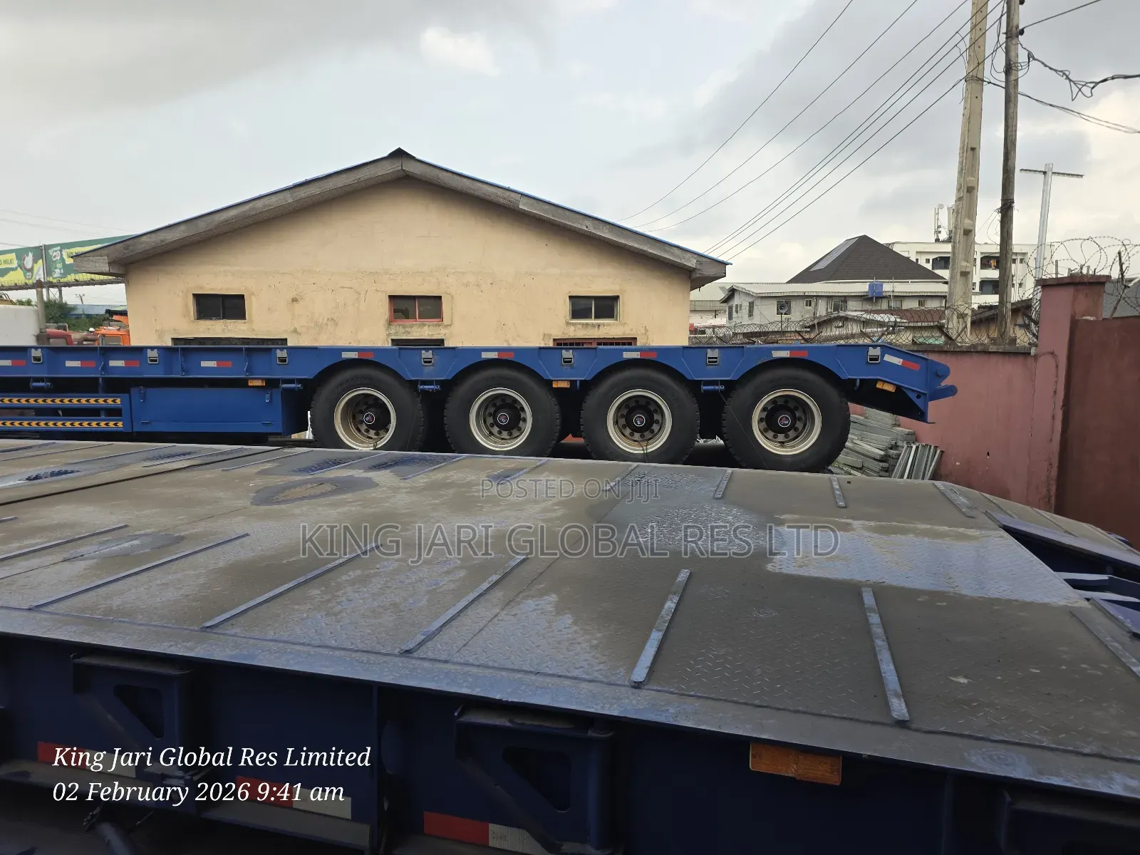 120tons Back Loading Lowbed