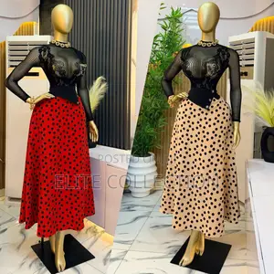 Luxury Turkey  Polka Dot Skirt Size: 38, 40, 42, 44, 46