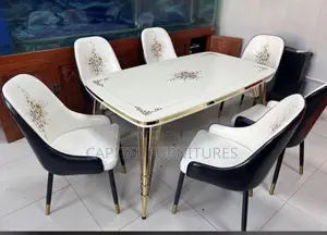 Imported Marble by 6 Seater Dinning Table