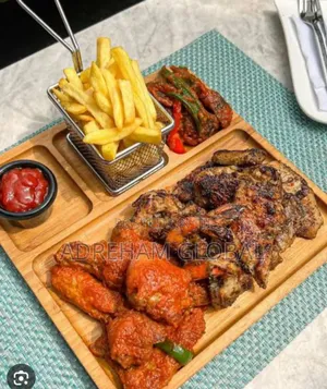Wooden Partition Flat Plate.