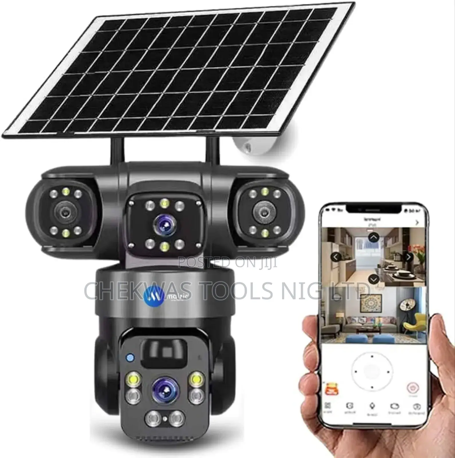 Triple Lens Solar Camera