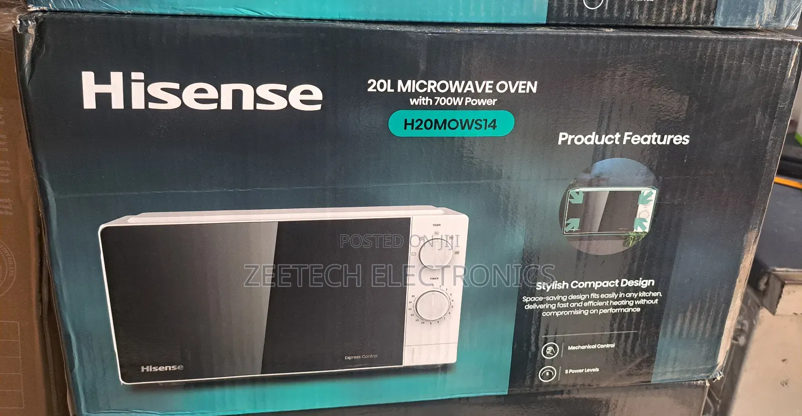 Hisense 20l Microwave Oven, Model H20mows14.