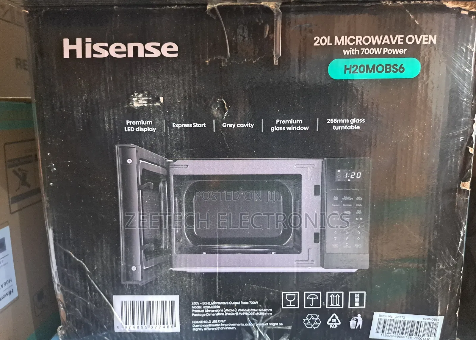 Hisense 20l Microwave Oven, Model H20mows14.