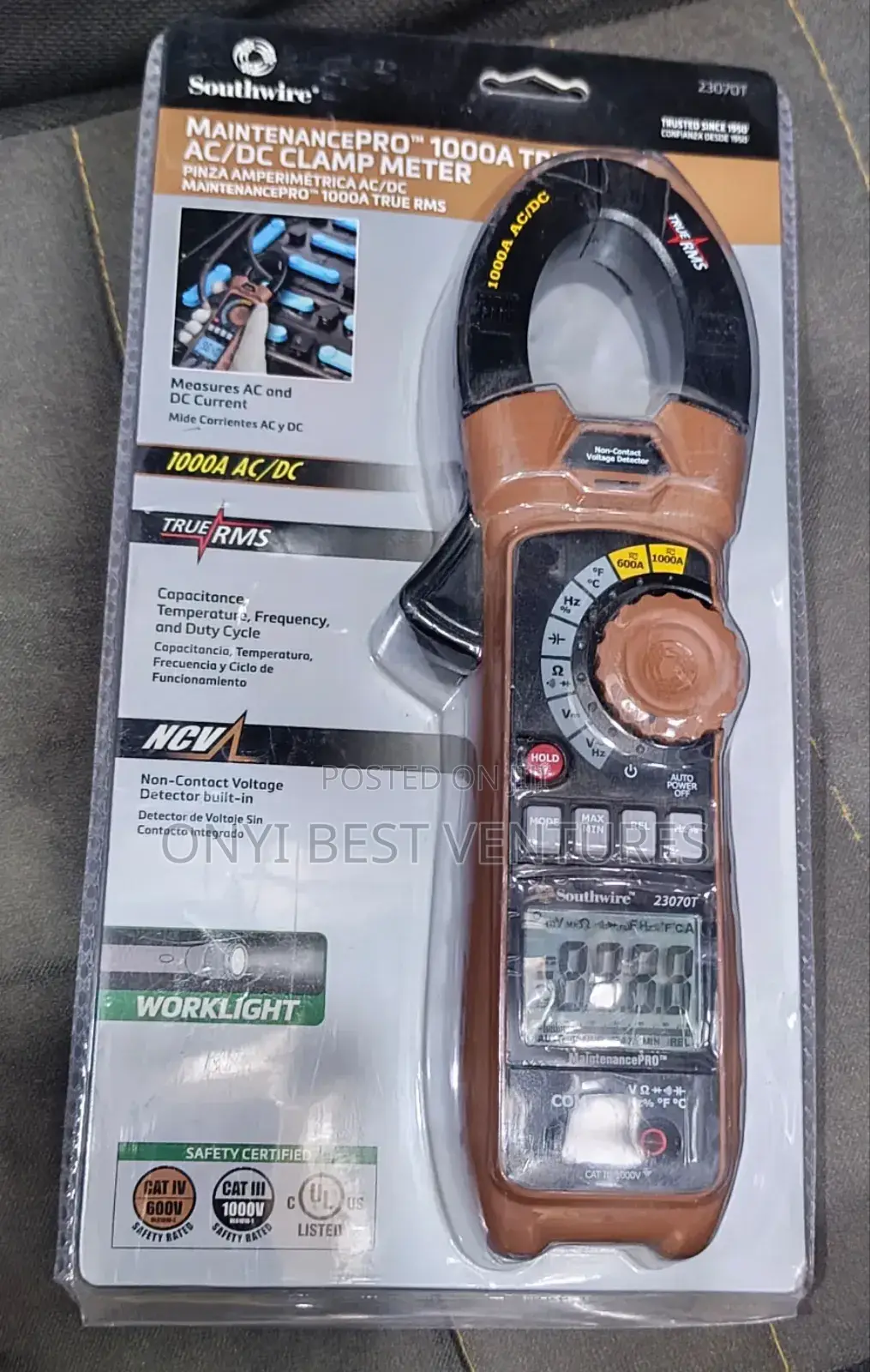 Southwire Digital Ac/Dc Calmp Meter 23070t