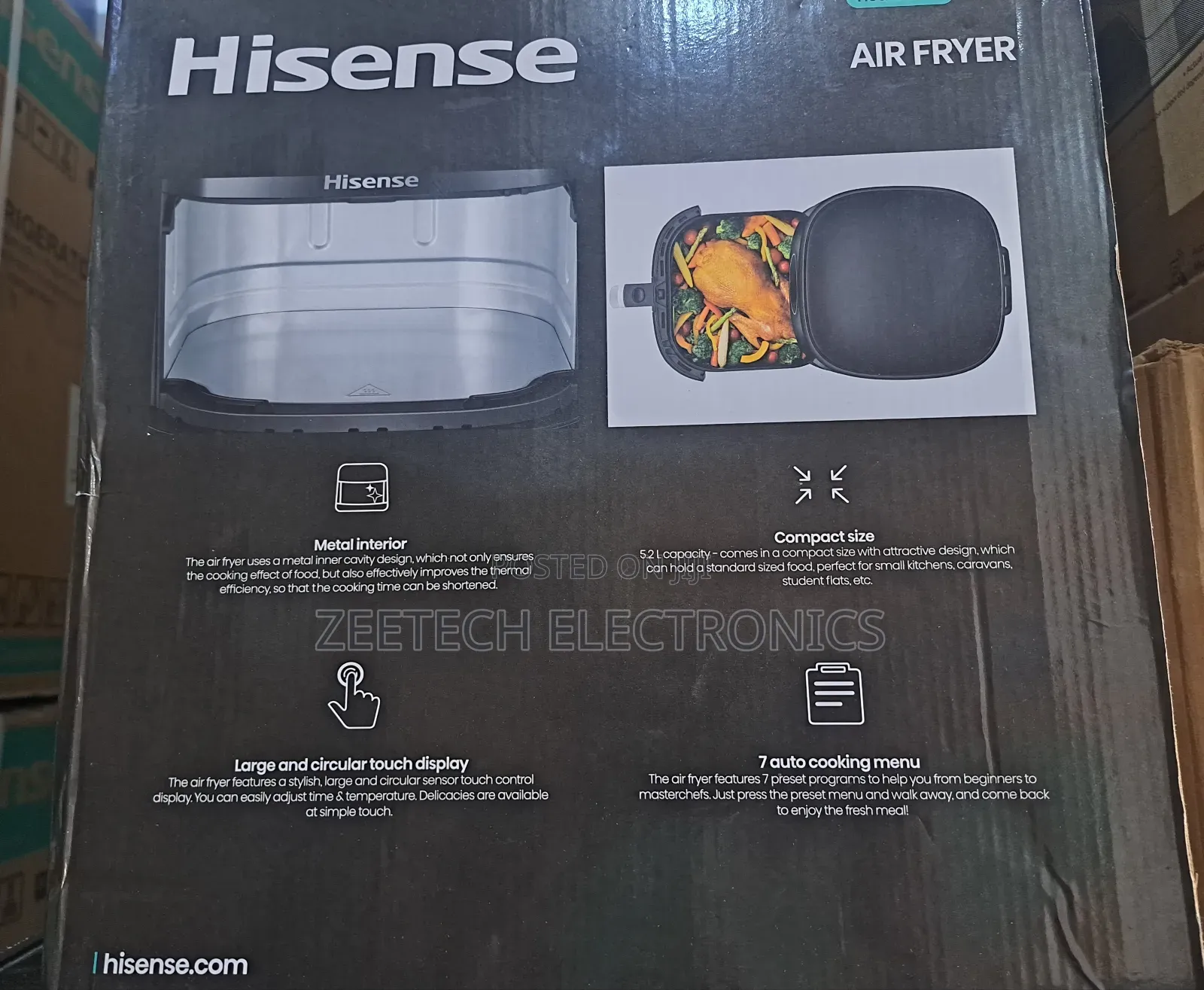 Hisense 5.2l Digital Air Fryer