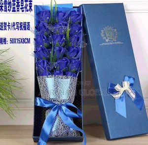 Bleeze Val Rose Flower in a Box Color: Blue