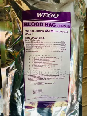 Single Blood Bag