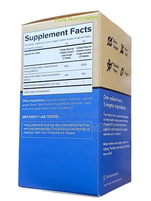 Renzo’S Hercules Calcium With Vitamin D3 -60 Melty Tablets