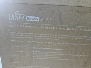 Ubiquiti 24port Gigabit Managed Poe With Fiber SFP Ports Unifi