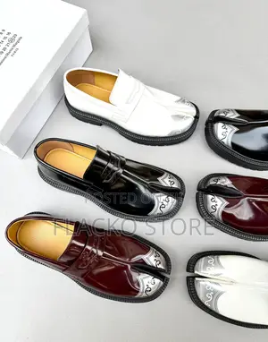 Original Maison Margiela Chunky Split Toes Tabi Loafers Shoes