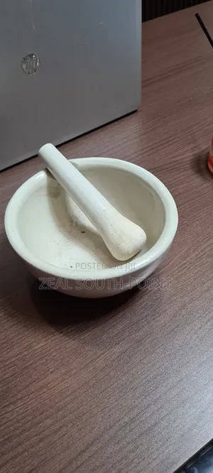 Stoneware Morta and Pestle