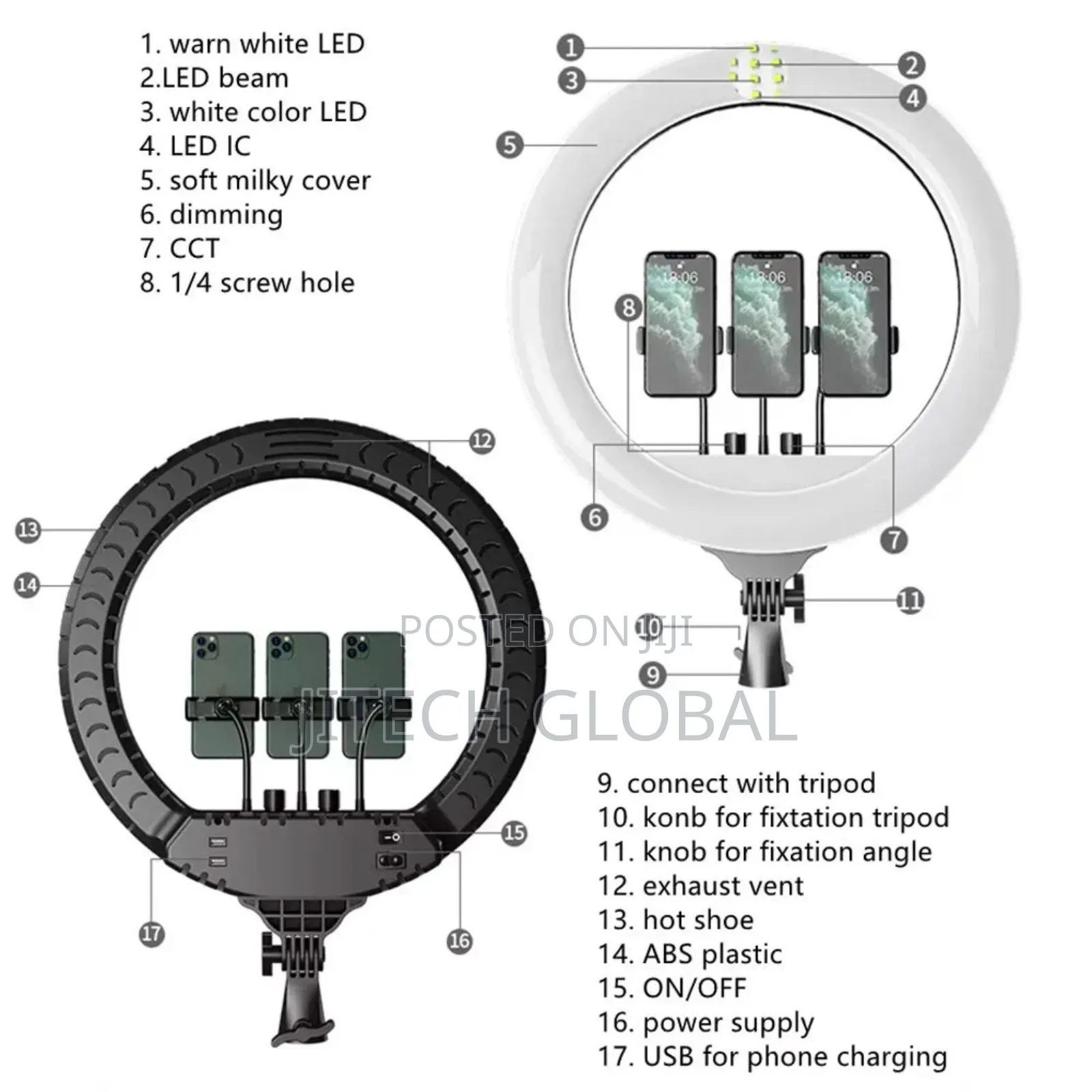 Jl-F388 18inch Ring Light