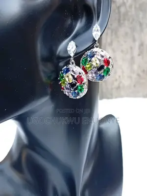 Multicolor Luxury Stone Drop Earrings