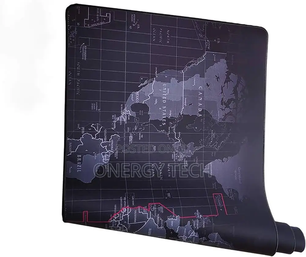 Large World Mouse Pad Without Led Lights