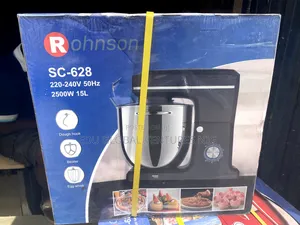 Rohnson Stand Mixer 2500watts 15litres Stainless Steel Bowl.